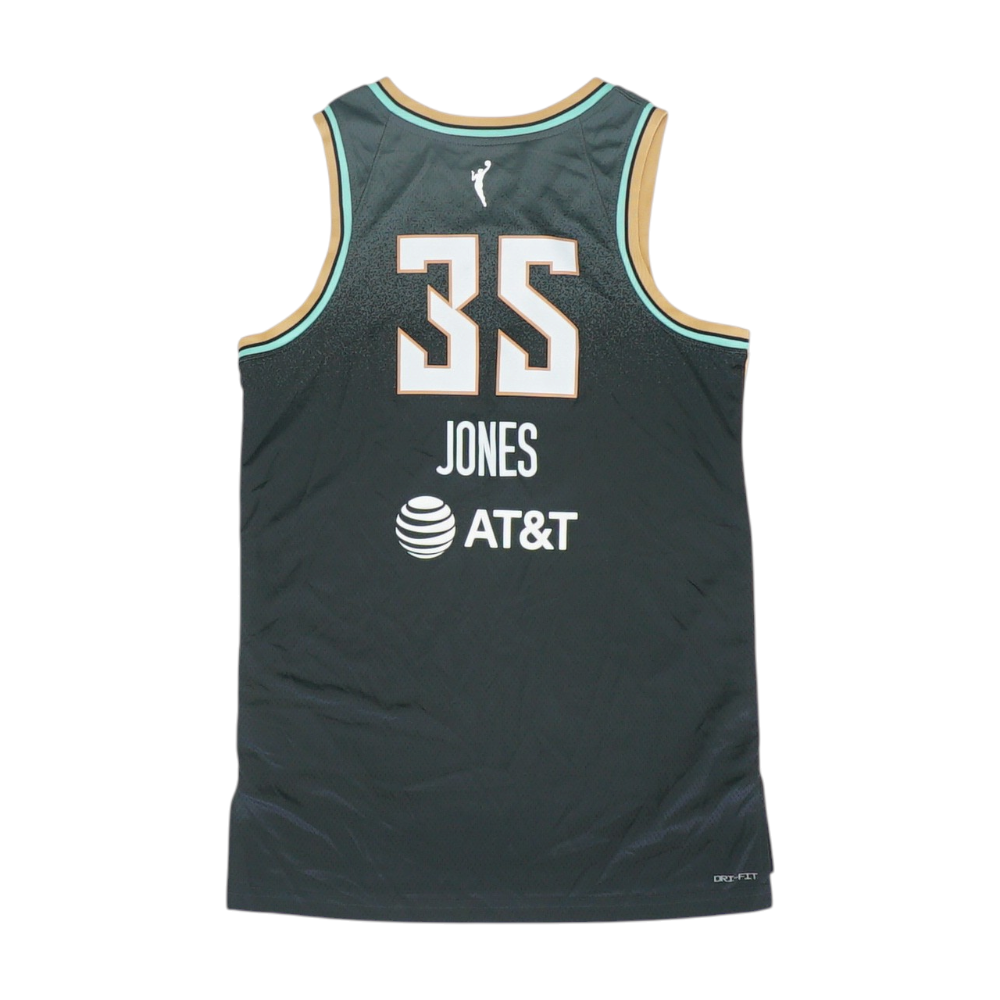Women's Black New York Liberty Sleeveless Jersey