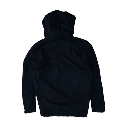 Navy Solid Rain Jacket