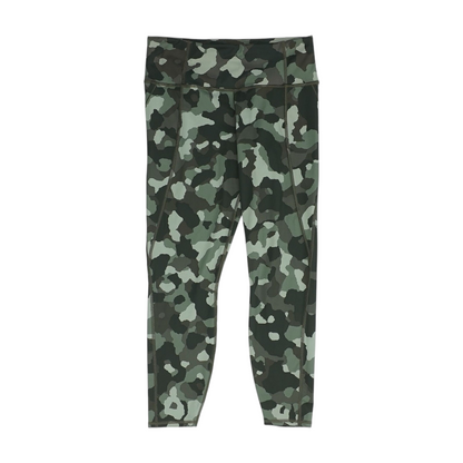 Green Camo Active Leggings
