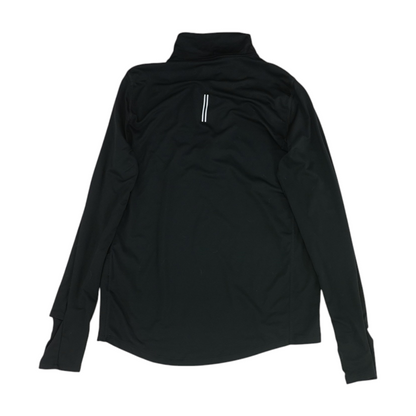 Black Solid 1/4 Zip Pullover