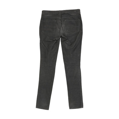 Charcoal Solid Five Pocket Pants