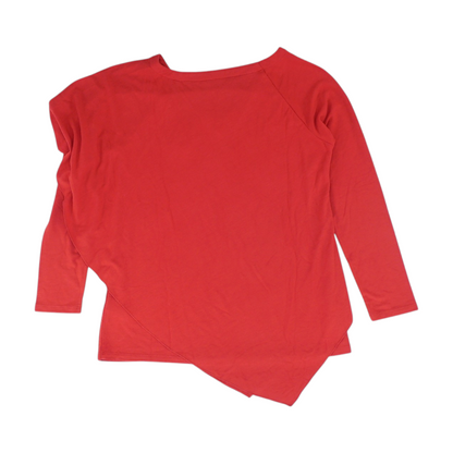 Red Petite Blouse