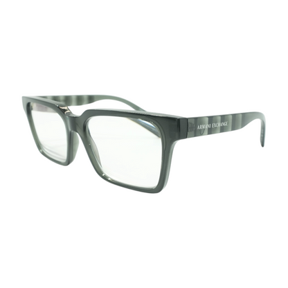 Black AX 3122 Square Prescription Eyewear