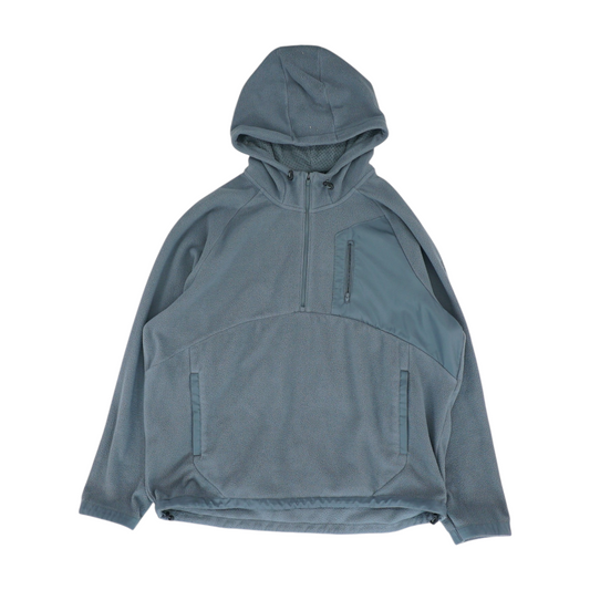 Gray Solid 1/4 Zip Pullover
