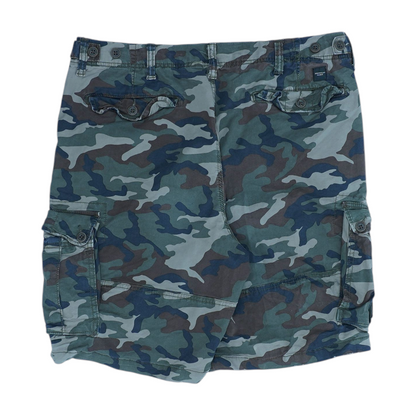 Green Camo 5-Pocket Shorts