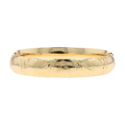 14K Yellow Gold Bangle Bracelet