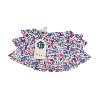 White Floral Skirt