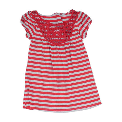 Red Striped Blouse