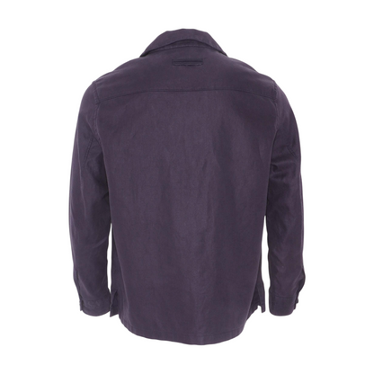Black Oasi Linen Overshirt