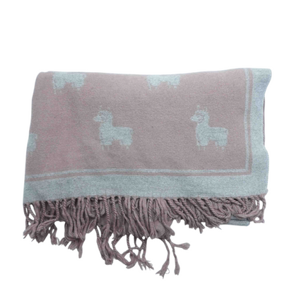 Mauve Abstract Scarf