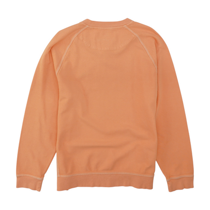 Peach Solid Sweatshirt Pullover
