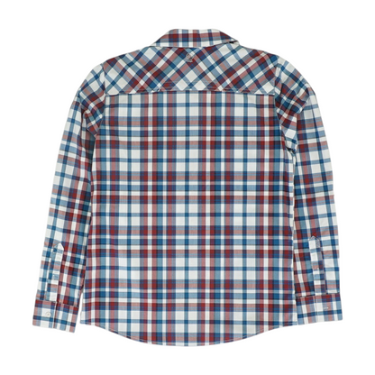 Multi Plaid Outdoor Button Down