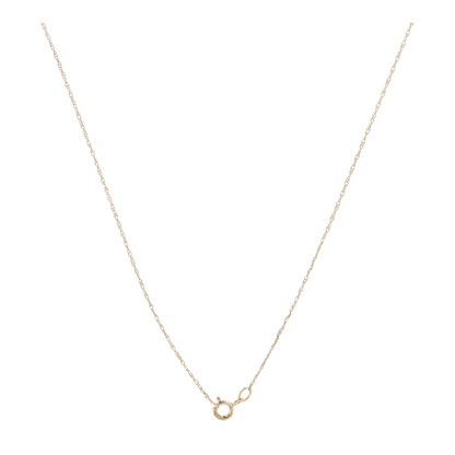 10K Two-Tone Gold Diamond Pendant Necklace