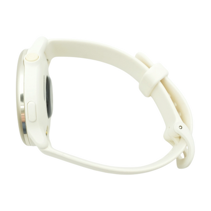 42mm VivoActive 6 Silver Smartwatch White Band Small