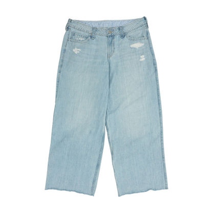 Blue Wide Leg Jeans