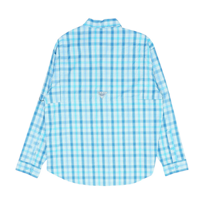 Blue Check Outdoor Button Down