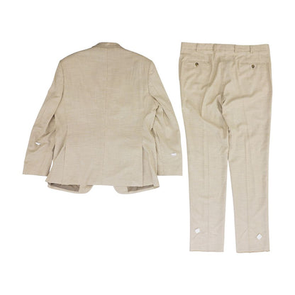Beige Slim Fit 2pc Suit