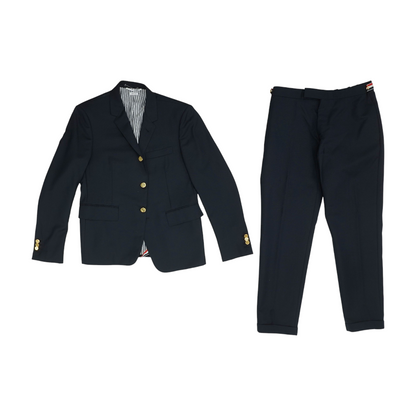 Navy Twill Classic Wool Suit