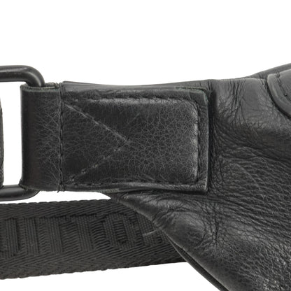 Black Discovery Bumbag PM in Monogram Shadow Leather