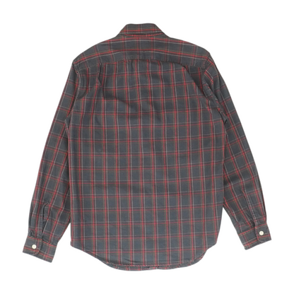 Gray Check Long Sleeve Button Down