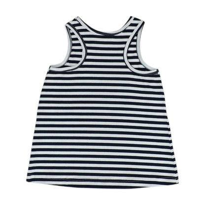 Navy Striped Dress