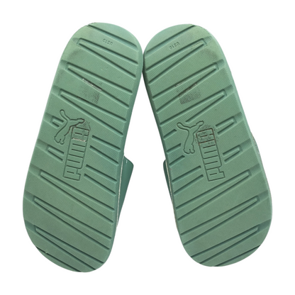 Green Athletic Slide Athletic Shoes