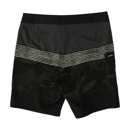 Gray Striped Swim Bottom