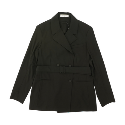 Black Solid Blazer