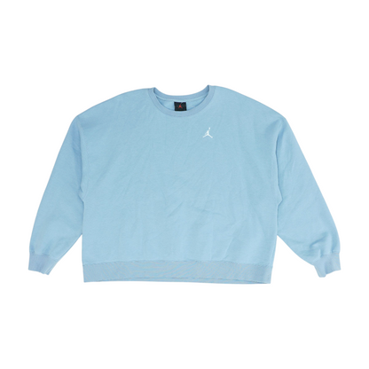 Blue Solid Sweatshirt Pullover