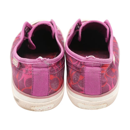 Purple Slip On Athletic Shoes