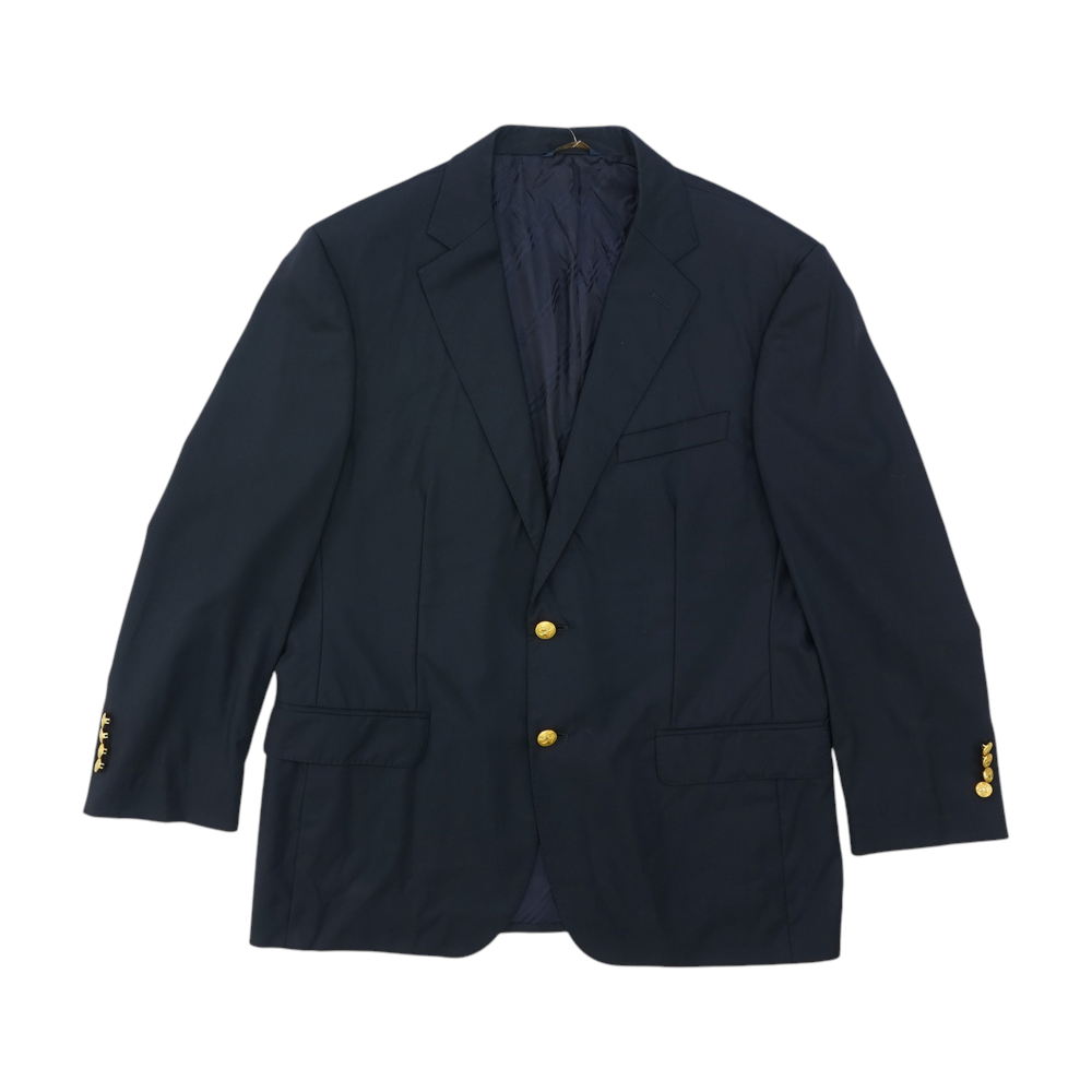 Navy Short Solid Blazer