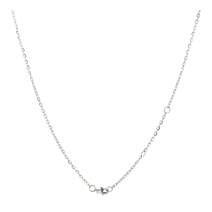 7/8 ctw 14K White Gold Lab Grown Diamond Station Necklace – Image 2