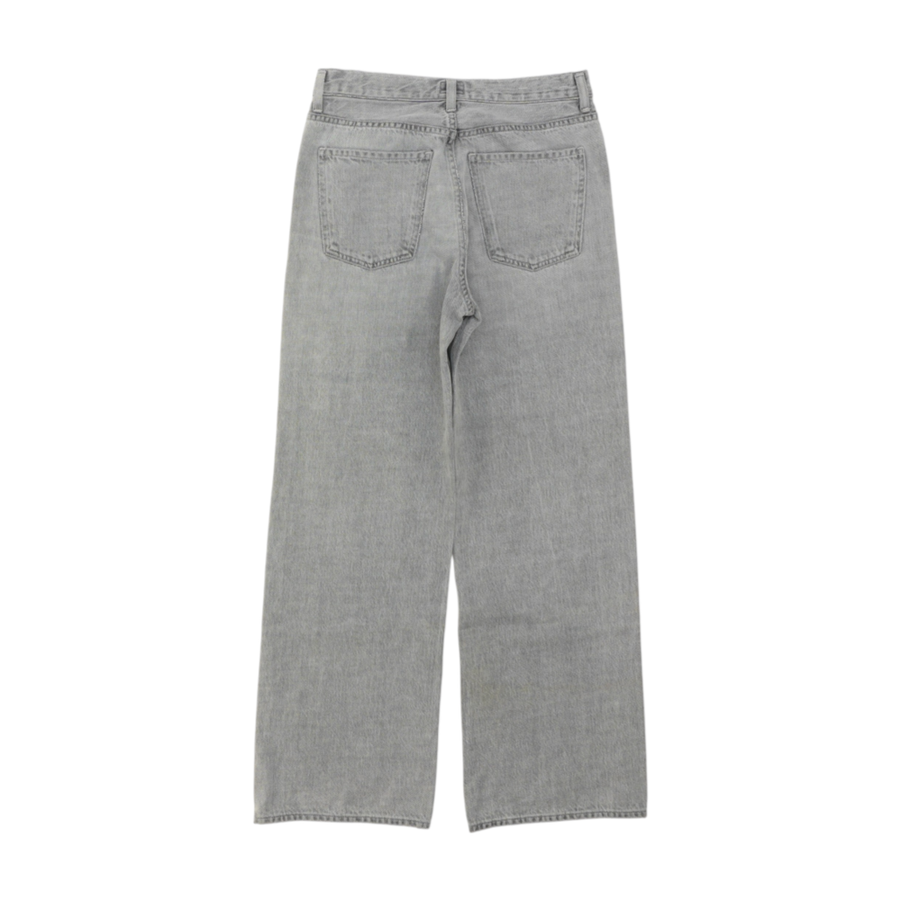Gray Wide Leg Jeans