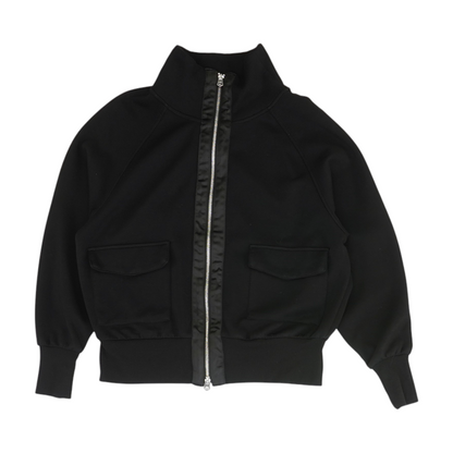 Black Solid Active Jacket