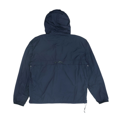 Navy Solid Rain Jacket