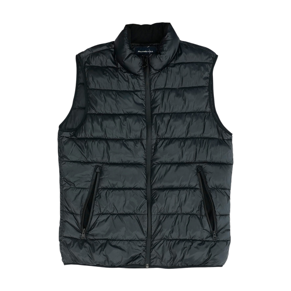 Abercrombie & Fitch Black Solid Vest – Image 1