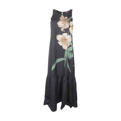 Black Floral Maxi Dress
