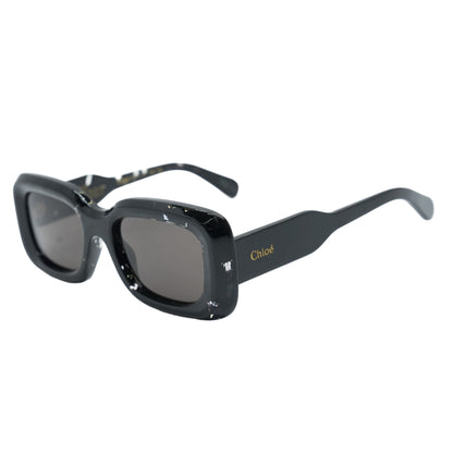 Black Onyx Black Rectangle Sunglasses