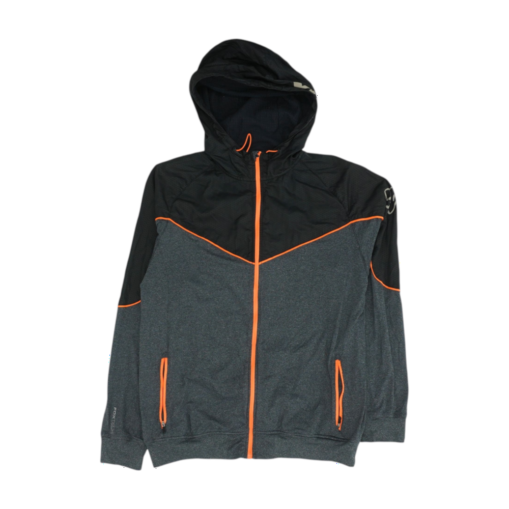 Black Color Block Active Jacket