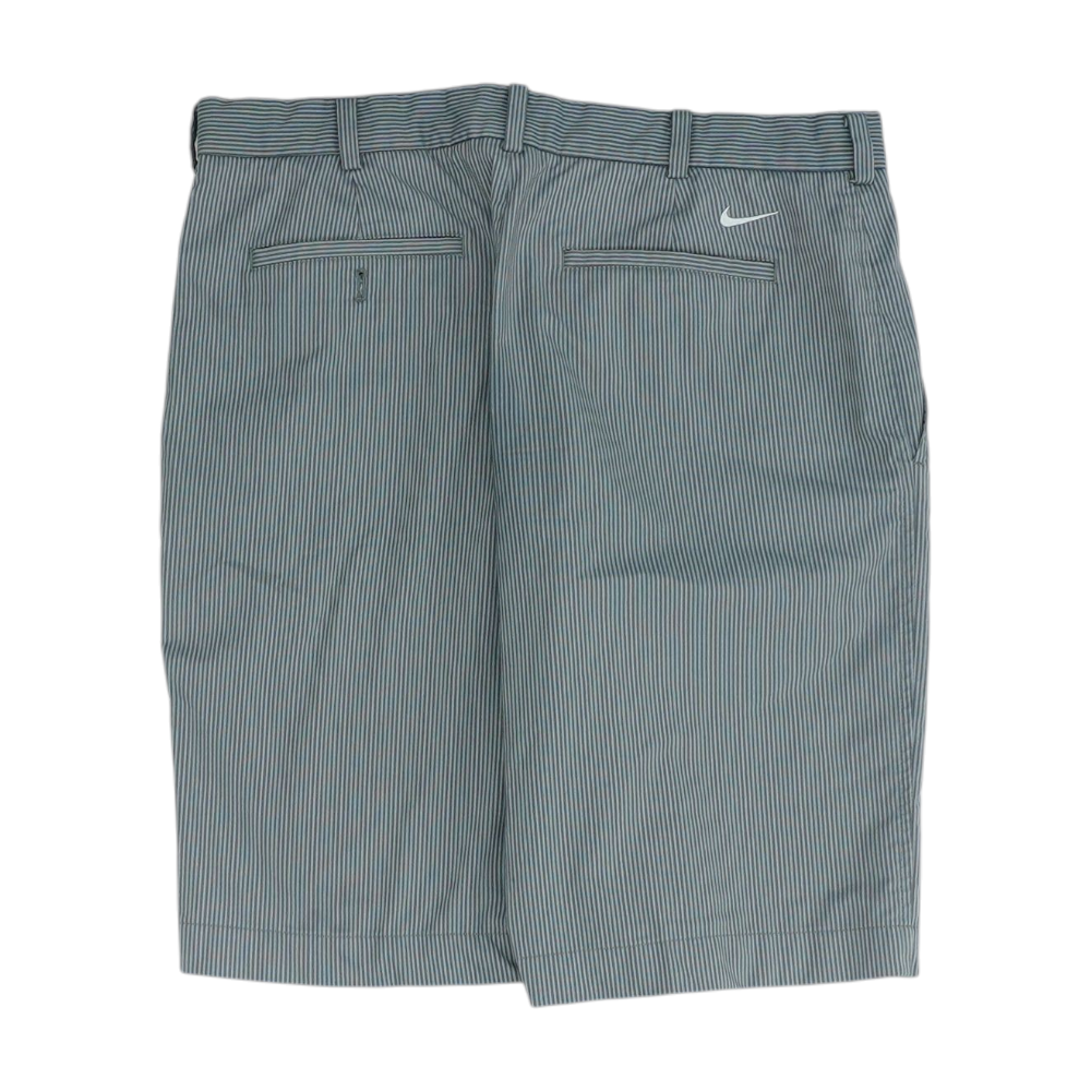 Gray Striped Chino / Khaki Shorts