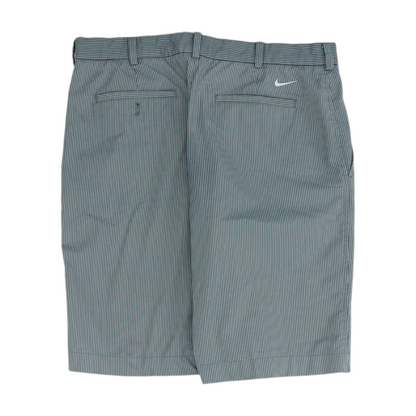 Gray Striped Chino / Khaki Shorts