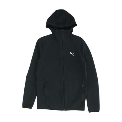 Black Solid Active Jacket