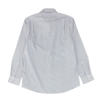 Blue Striped Long Sleeve Button Down