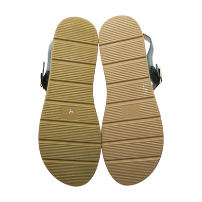 Black Flat Sandals