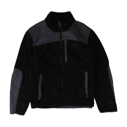 Black Color Block Jacket