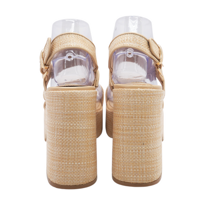 Steve Madden Beige Platform Heels – Image 3