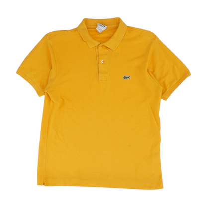 Orange Solid Short Sleeve Polo