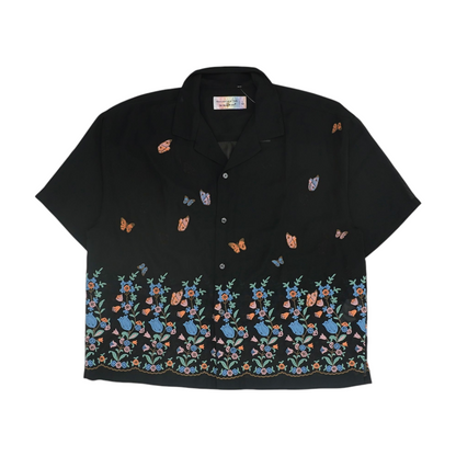 Black Floral Blouse