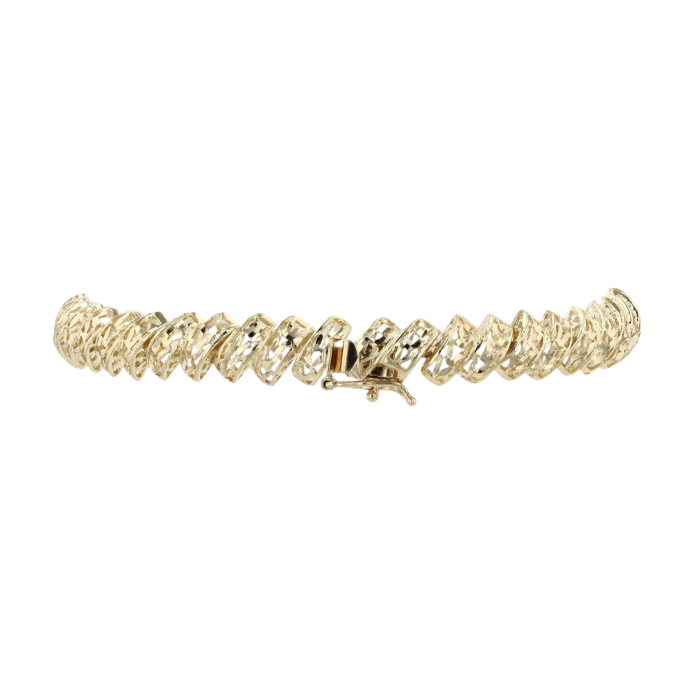14K Yellow Gold Chain Bracelet