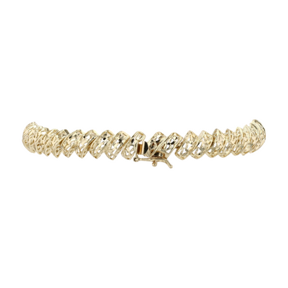 14K Yellow Gold Chain Bracelet